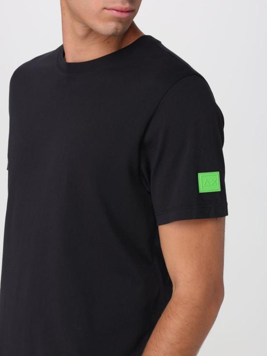 26SS 썬 68 반팔 티셔츠 T36107 11 Black - SUN 68