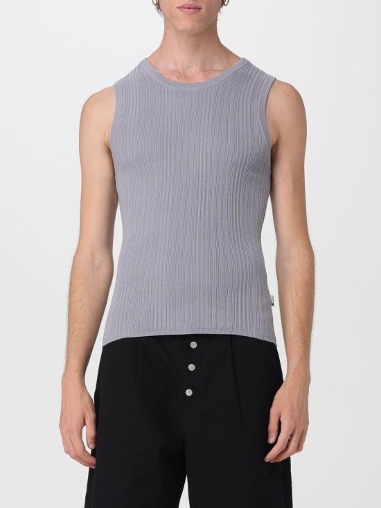 26SS 카레르 니트 베스트 TONE TANK COOL GRAY Grey