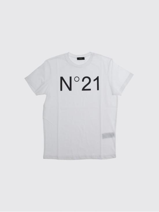 26SS [키즈] 누메로벤투노 티셔츠 N21173N0153 0N100 White