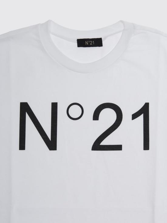 26SS [키즈] 누메로벤투노 티셔츠 N21173N0153 0N100 White - N°21