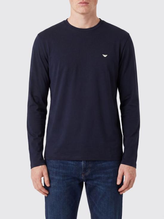 26SS 엠포리오 아르마니 긴팔 티셔츠 EM004591AF13747 UB118 Blue