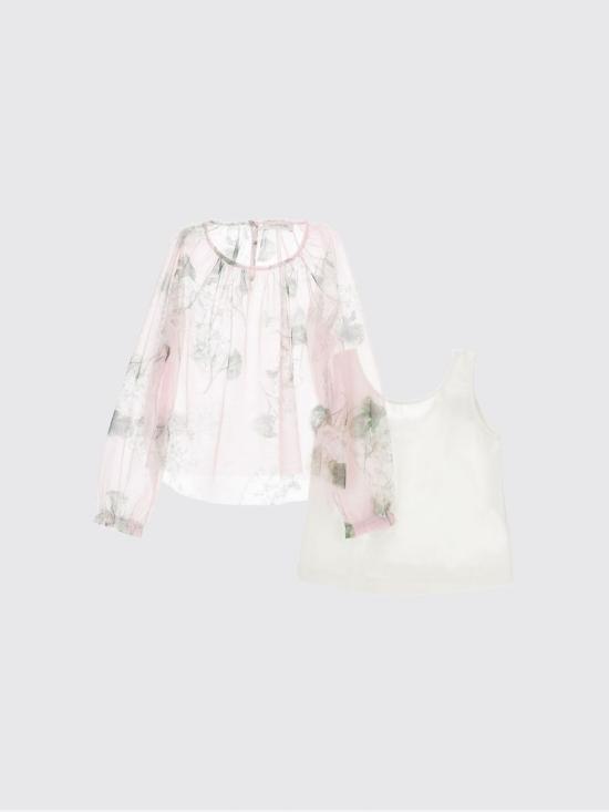 26SS [키즈] 모나리자 블라우스 71G3087657 0091 Pink - MONNALISA