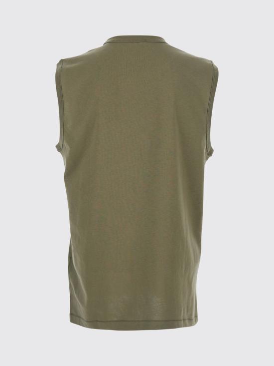 26SS 디젤 심리스 메탈릭 Oval D 코튼 탑 A217430JMBB 5AF Green - DIESEL