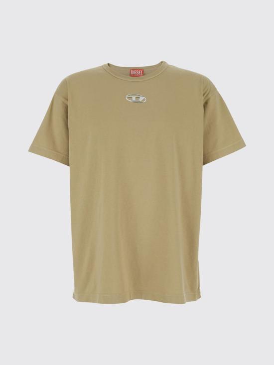 26SS 디젤 T-Norm Iod 반팔 티셔츠 A202970JMBB 7CS Beige - DIESEL