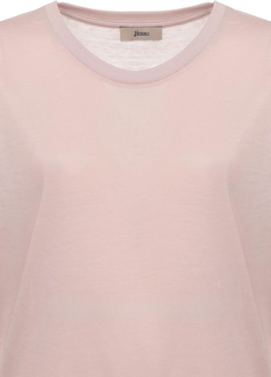 26SS 에르노 반팔 티셔츠 8055403170999 PINK - HERNO