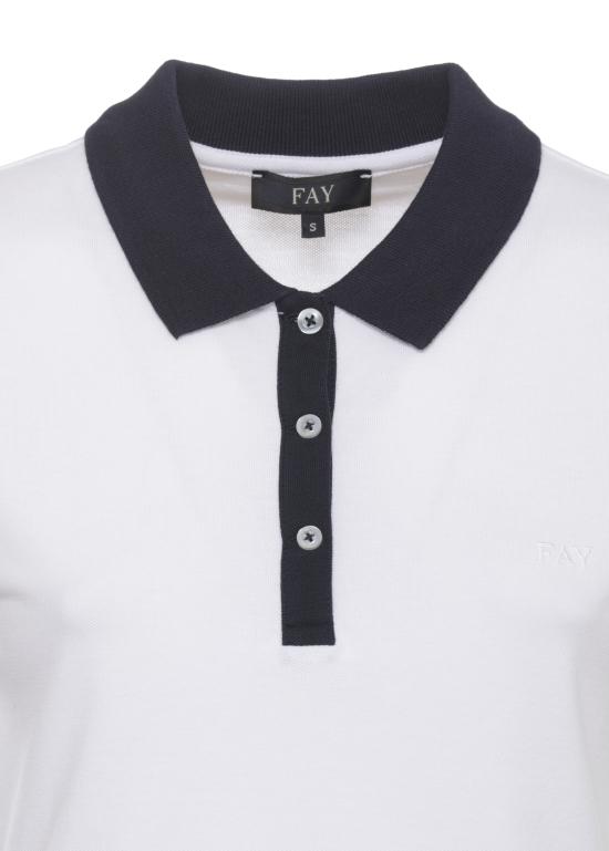 26SS 페이 폴로 티셔츠 NPWB252650STDW B001 White - FAY