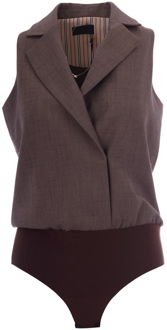 26SS 리우조 바디수트 티셔츠 8059524961085 BROWN