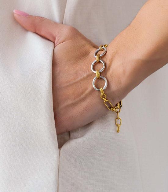  로니 폴 주얼리 팔찌 혼합 금속 - LONI PAUL JEWELRY
