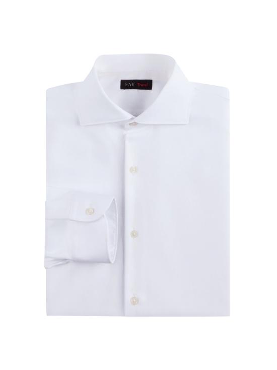 26SS 페이 긴팔 셔츠 NCMA1522670QSR B001 BIANCO