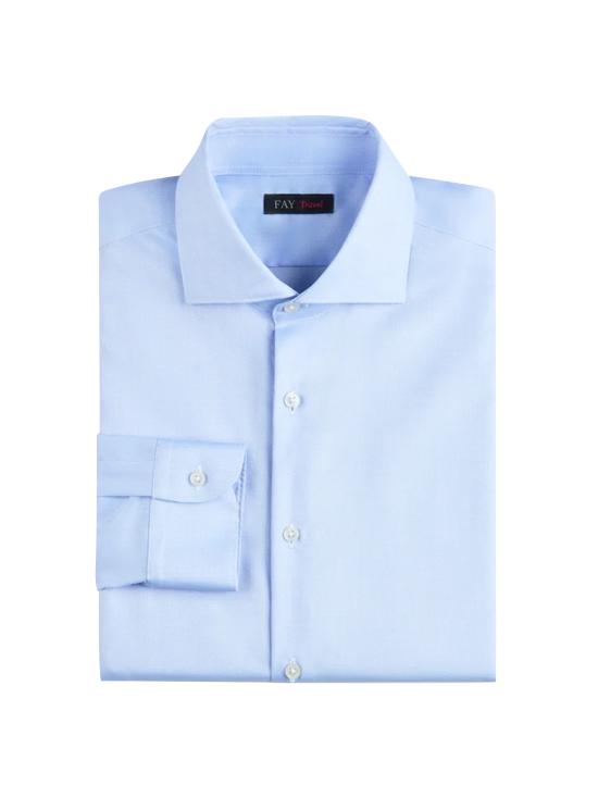 26SS 페이 긴팔 셔츠 NCMA1522670QSR U006 AZZURRO