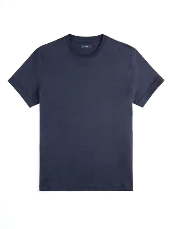 26SS 페이 반팔 티셔츠 NPMB3521330UCX U806 BLU