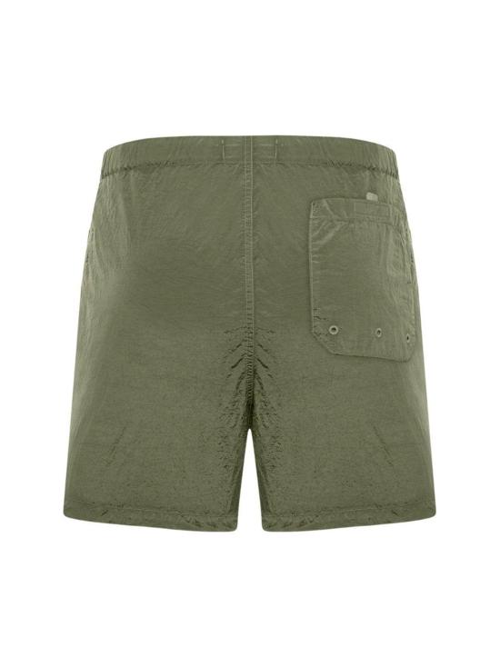 26SS 스톤 아일랜드 포켓 나일론 메탈 에코닐 에코닐 레귤러 핏 미드 렝스 스윔 쇼츠 L1S15B100003S0043 V005G MILITARY GREEN - STONE ISLAND