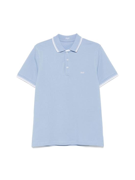26SS 페이 폴로 티셔츠 NPMB252140STDW U600 AZZURRO CHIARO