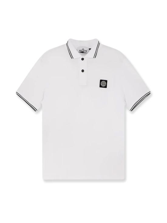 26SS 스톤 아일랜드 폴로 티셔츠 L1S152200010S0018 V1001 WHITE