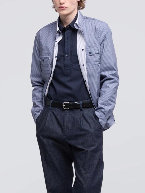 26SS 아스페시 긴팔 셔츠 CE65 D011 85098 NAVY - ASPESI