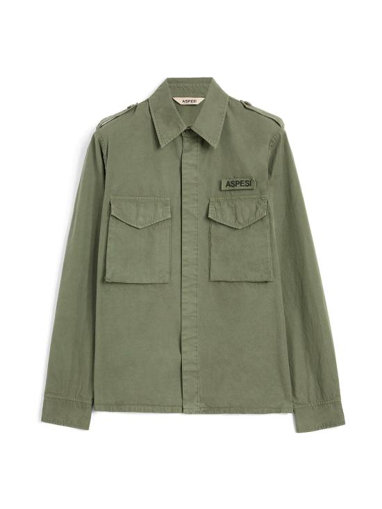 26SS 아스페시 긴팔 셔츠 CE10 G178 85393 VERDE