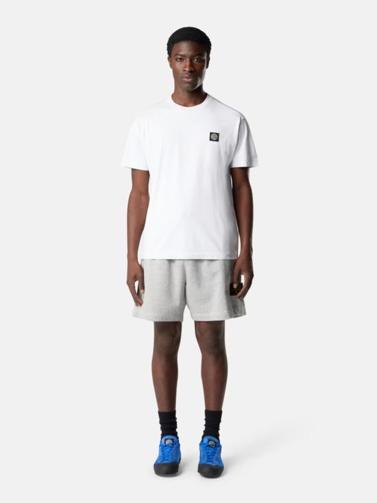 26SS 스톤 아일랜드 60/2 코튼 저지 슬림핏 티셔츠 L1S152100027S0013 V0001 WHITE - STONE ISLAND