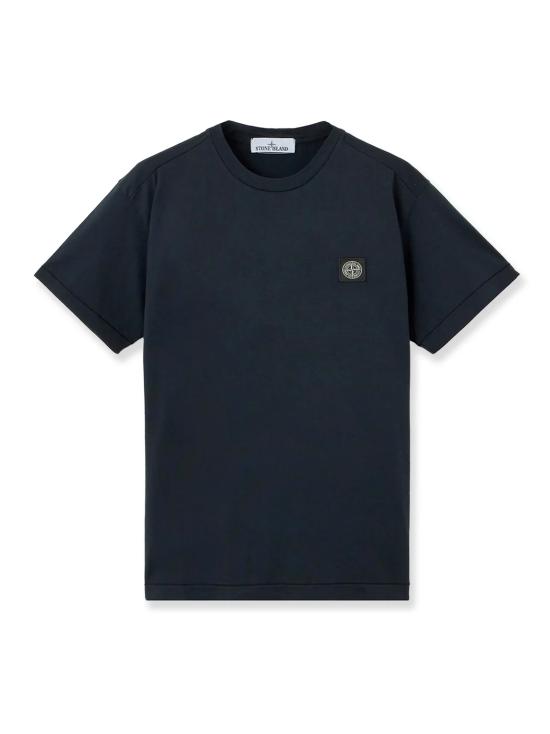 26SS 스톤 아일랜드 60/2 코튼 저지 슬림핏 티셔츠 L1S152100027S0013 V0020 NAVY BLUE