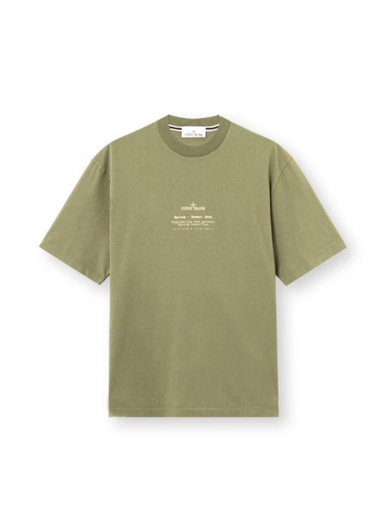 26SS 스톤 아일랜드 반팔 티셔츠 L1S152100001S0285 V005G MILITARY GREEN