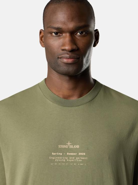 26SS 스톤 아일랜드 반팔 티셔츠 L1S152100001S0285 V005G MILITARY GREEN - STONE ISLAND
