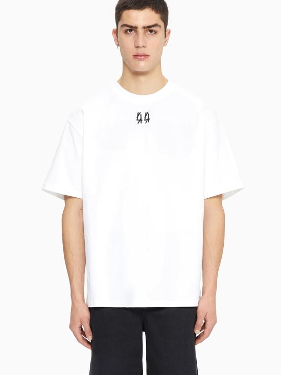 26SS 44레이블 반팔 티셔츠 B0030556FA706 P732 WHITE
