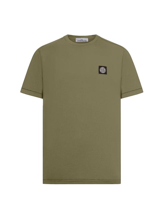 26SS 스톤 아일랜드 60/2 코튼 저지 슬림핏 티셔츠 L1S152100027S0013 V005G MILITARY GREEN