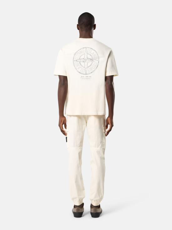 26SS 스톤 아일랜드 올라운드 컴파스 프린트 티셔츠 L1S152100001S0285 V0093 IVORY - STONE ISLAND