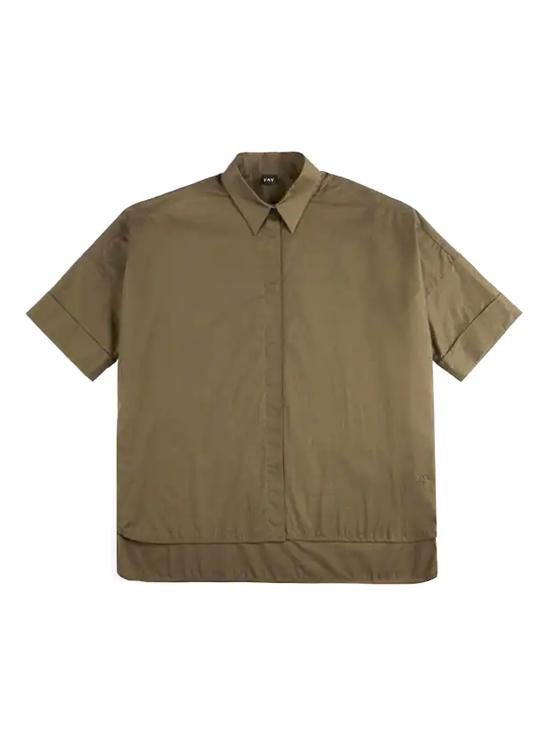 26SS 페이 셔츠 NCWA552552SZGR V613 MILITARE