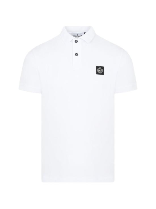 26SS 스톤 아일랜드 와펜패치 폴로 셔츠 L1S152200008S0017 V1001 WHITE