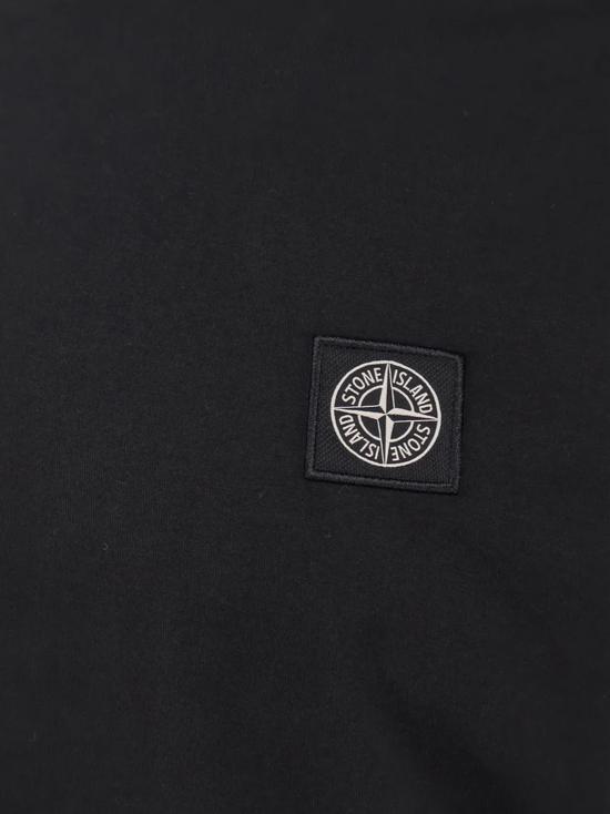 26SS 스톤 아일랜드 60/2 코튼 저지 슬림핏 티셔츠 L1S152100027S0013 V0029 BLACK - STONE ISLAND