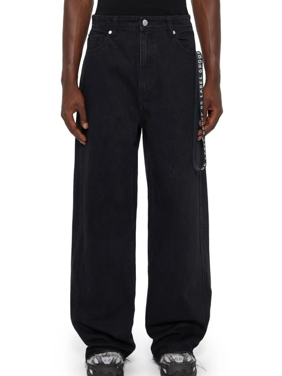 26SS 44레이블 데님 팬츠 B0030574FA577 P752 BLACK