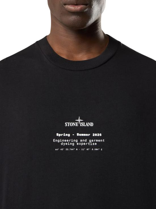 26SS 스톤 아일랜드 반팔 티셔츠 L1S152100001S0285 V0029 BLACK - STONE ISLAND