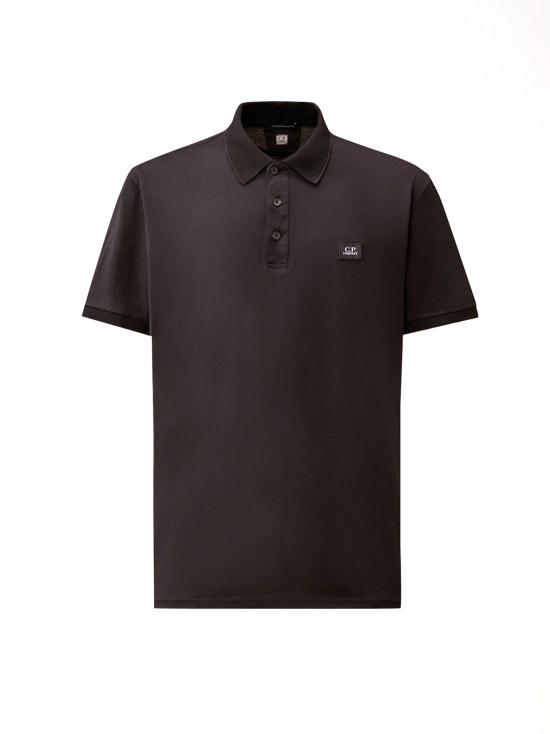 26SS 씨피 컴퍼니 폴로 티셔츠 20CMPL115A006374G 999 BLACK