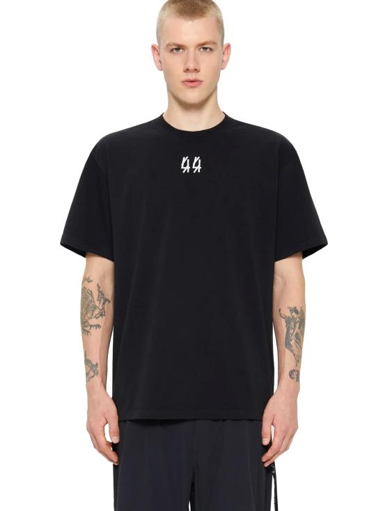 26SS 44레이블 반팔 티셔츠 B0030556FA706 P766 BLACK