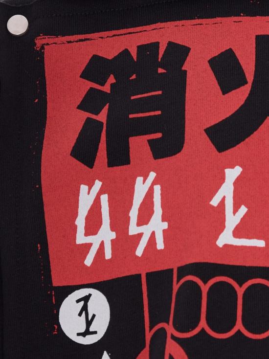 26SS 44레이블 반팔 티셔츠 B0030556FA706 P762 BLACK - 44 LABEL