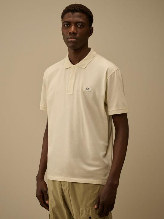 26SS 씨피 컴퍼니 폴로 티셔츠 20CMPL115A006374G 114 FROZEN DEW - C.P. COMPANY