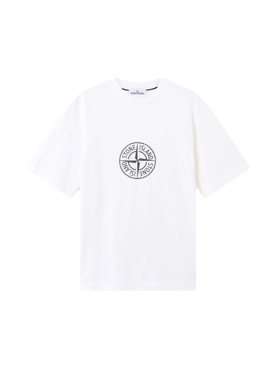 26SS 스톤 아일랜드 반팔 티셔츠 L1S152100001S0362 V0001 WHITE
