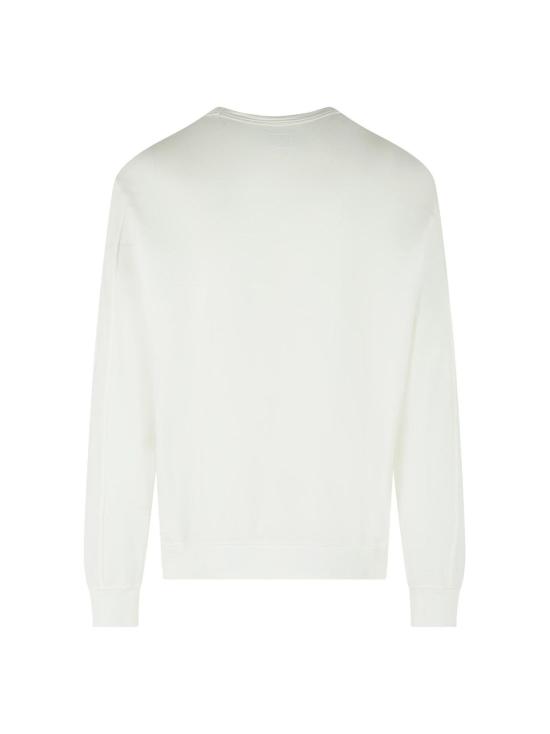 26SS 씨피 컴퍼니 라이트 플리스 크루넥 스웨트셔츠 RCCMSS711A002246G 103 GAUZE WHITE - C.P. COMPANY