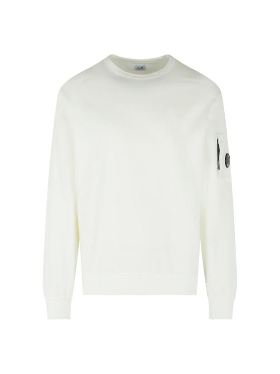 26SS 씨피 컴퍼니 라이트 플리스 크루넥 스웨트셔츠 RCCMSS711A002246G 103 GAUZE WHITE