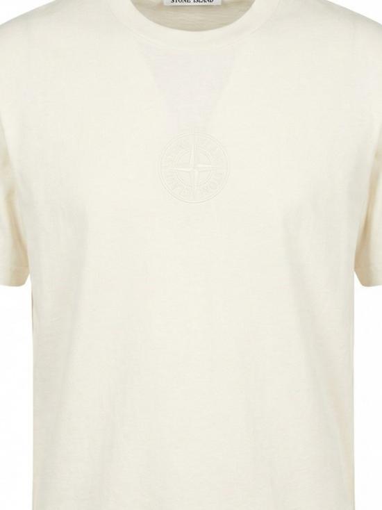 26SS 스톤 아일랜드 오가닉 코튼 저지 레귤러핏 티셔츠 L1S152100001S0E14 V0093 IVORY - STONE ISLAND