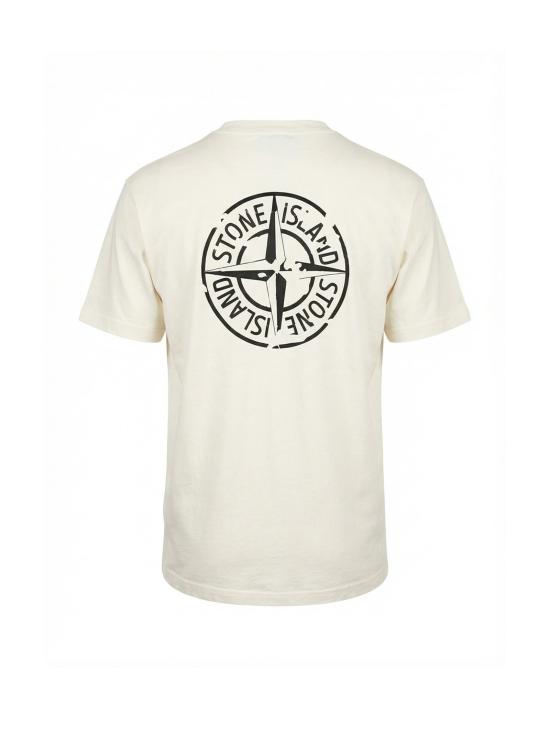 26SS 스톤 아일랜드 오가닉 코튼 저지 레귤러핏 티셔츠 L1S152100001S0E14 V0093 IVORY - STONE ISLAND