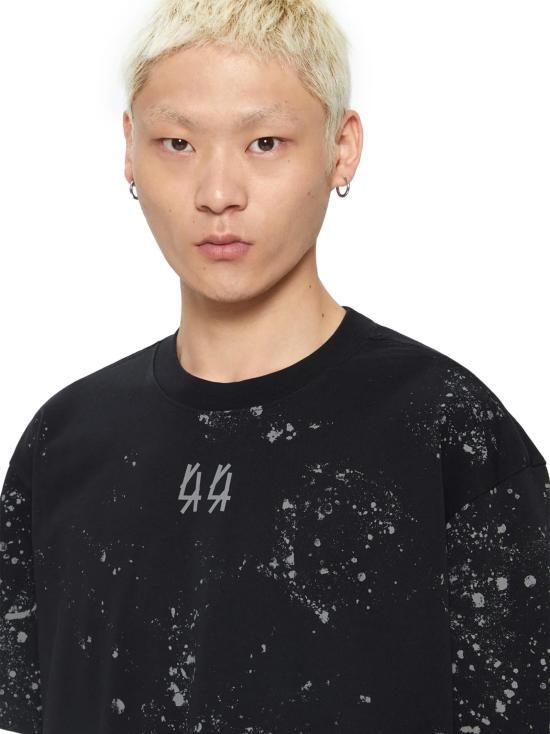 26SS 44레이블 반팔 티셔츠 B0030556FA706 P773 BLACK - 44 LABEL