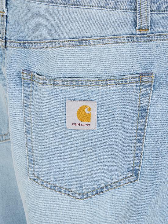26SS 칼하트 WIP 랜든 데님 팬츠 I030468 01WU BLUE HEAVY WORN BLEACHED DOM - CARHARTT WIP
