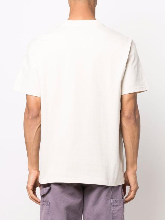 26SS 칼하트 WIP 숏슬리브 아메리칸 스크립트 티셔츠 I029956 05XX IVORY DOM - CARHARTT WIP