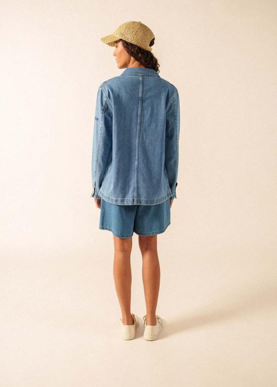  Saint James USA 데님 자켓 세인트 제임스 USA 알리제 프렌치 초어 재킷 데님 블루 - OTHER BRANDS