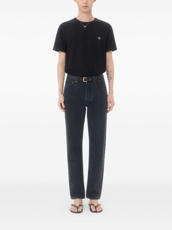 26FW 발렌티노 가라바니 반팔 티셔츠 VMG10VBMM 0NO Nero - VALENTINO GARAVANI