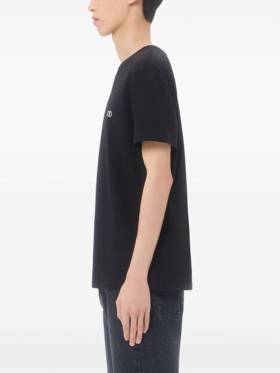 26FW 발렌티노 가라바니 반팔 티셔츠 VMG10VBMM 0NO Nero - VALENTINO GARAVANI
