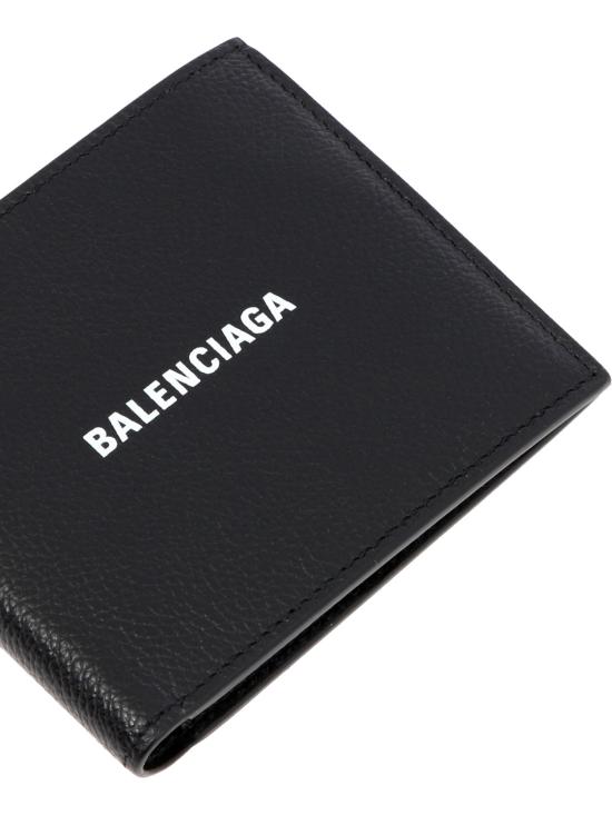 26FW 발렌시아가 캐쉬 스퀘어 반지갑 5945491IZI31090 Black - BALENCIAGA