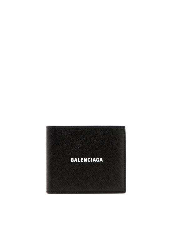 26FW 발렌시아가 캐쉬 스퀘어 반지갑 5945491IZI31090 Black