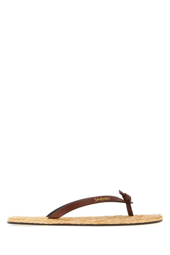 26SS 생로랑 뮬/슬리퍼 869737DWE00 6036 Brown
